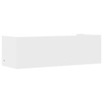 vidaXL Étagère murale blanc 100x35x30 5 cm bois d'ingénierie
