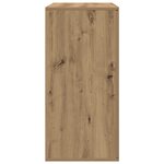 Buffet vidaXL Artisan en chêne 79x38x80 cm en bois d'ingénierie