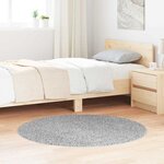 vidaXL Tapis Gris 120 x 120 cm Polypropylène