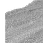 vidaXL Tête de lit Gris Sonoma 90 cm Bois d'ingénierie