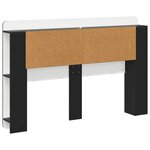 vidaXL Cabinet de Tête de Lit avec stockage Bois d’ingénierie
