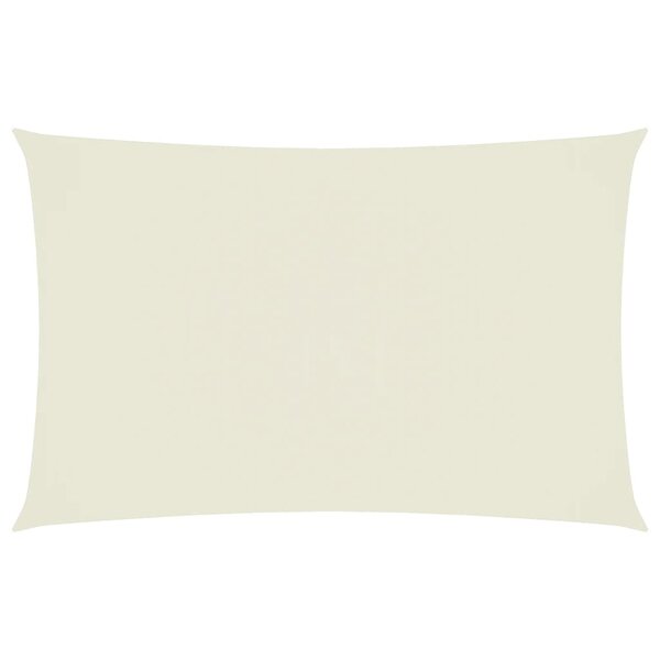 vidaXL Voile de parasol tissu oxford rectangulaire 4x7 m crème