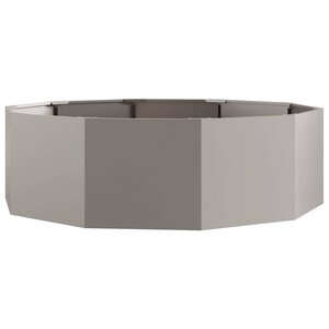 vidaXL Jardinière Rouillé 120 x 120 x 35 cm