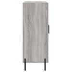 vidaXL Buffet sonoma gris 69 5x34x90 cm bois d'ingénierie