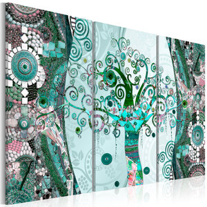 Tableau - emerald tree l x h en cm 120x80