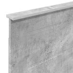 vidaXL Tête de lit Gris béton 90 cm Bois d'ingénierie