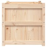 vidaXL Jardinières 2 Pièces bois de pin massif