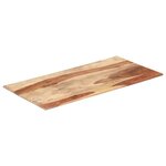 vidaXL Dessus de table Bois solide 15-16 mm 60x100 cm
