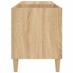 vidaXL Armoire à disques chêne sonoma 84 5x38x48 cm bois d'ingénierie