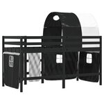vidaXL Lit mezzanine enfants avec tunnel sans matelas 90x190 cm
