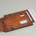 Lot de 10 enveloppes carton b-box 4 imprimée bois format 250x353 mm
