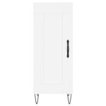 vidaXL Buffet haut Blanc 34 5x34x180 cm Bois d'ingénierie