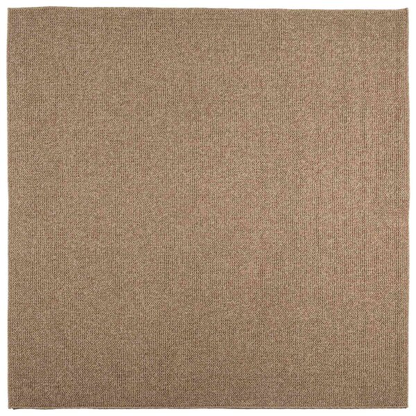 vidaXL Tapis de surface Carré HUARTE Naturel 240 x 240 cm Polyester