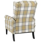 vidaXL Fauteuil inclinable Vert Tissu