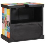 vidaXL Meuble sous évier Marron 60 x 35 x 55 cm Bois de mangue massif