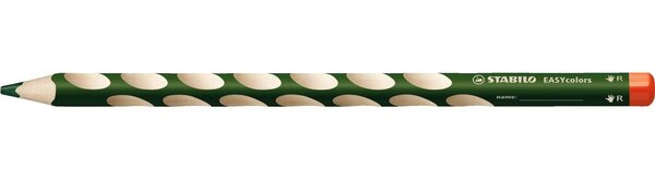 Crayons de couleur EASYcolors  pour droitiers  vert STABILO