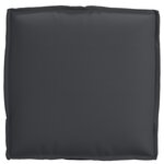 vidaXL Coussins de Palette pour Siège 4 Pièces Noir 40x40x8 cm Tissu Oxford