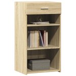 vidaXL Buffet chêne sonoma 50x42 5x93 cm bois d'ingénierie