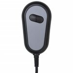 vidaXL Fauteuil inclinable électrique Noir Tissu