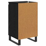 vidaXL Buffet Chêne noir 40 x 35 x 70 cm Bois d'ingénierie