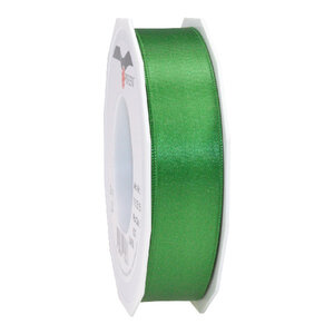Satin double face 25-m-rouleau 25 mm vert