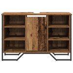 vidaXL Meuble lavabo Bois ancien 91x35x60 cm en bois d'ingénierie