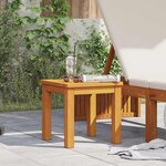 vidaXL Table d'appoint Marron 35 x 35 x 34 cm Bois d'acacia massif