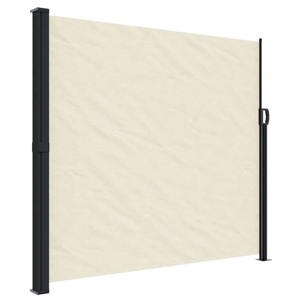 vidaXL Auvent latéral rétractable crème 180x600 cm