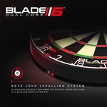 Karella 806907 - Tableau de fléchettes Blade 6 Dual Core Winmau