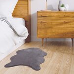Tapis imitation fourrure poil fin 60x90 cm