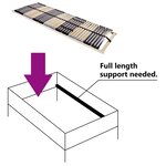 vidaXL Sommier à lattes Marron 70 x 190 cm Bois de hêtre massif