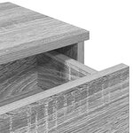 vidaXL Étagère murale avec tiroirs sonoma gris bois d'ingénierie