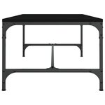 vidaXL Table basse Noir 100x50x35 cm Bois d'ingénierie