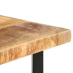 vidaXL Table de bar 120x58x107 cm Bois de manguier brut
