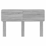 vidaXL Tête de lit Gris Sonoma 140 cm Bois d'ingénierie