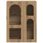 vidaXL Buffet Chêne artisanal 59 x 35 x 80 5 cm Bois d'ingénierie