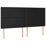 vidaXL Sommier à lattes de lit avec matelas et LED Noir 180x200 cm