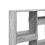 vidaXL Bibliothèque sonoma gris 100x33x135 cm bois d'ingénierie