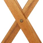vidaXL Ensemble à manger de jardin pliable 3 Pièces Bois d'acacia solide
