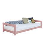 Lit enfant KIDDY 120 x 190 rose pastel