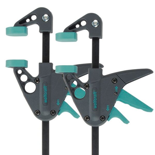 wolfcraft Serre-joint à une main 2 Pièces EHZ 40-110 3455100