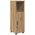 vidaXL Ensemble de mobilier de salle de bain 4 Pièces chêne artisanal