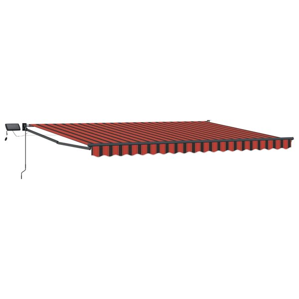 vidaXL Store rétractable manuel avec LEDs 4 5 × 3 m