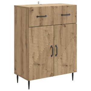 vidaXL Buffet Chêne artisanal 66 x 34 5 x 89 5 cm Bois d'ingénierie