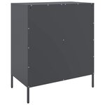 vidaXL Buffet anthracite 68x39x79 cm acier