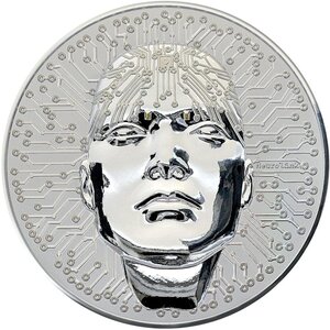 Pièce de monnaie en Argent 5 Dollars g 93.3 (3 oz) Millésime 2025 NEUROLINK