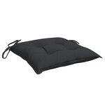 vidaXL Coussins de palette lot de 6 noir 50x50x7 cm tissu oxford