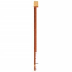vidaXL Tête de lit cire marron 135 cm bois massif de pin