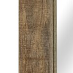 vidaXL Miroir Bois massif de manguier 50 x 110 cm