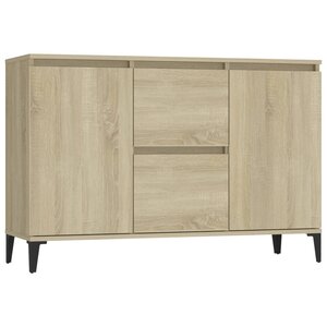 vidaXL Buffet chêne sonoma 102x35x70 cm bois d'ingénierie